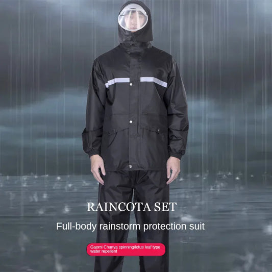 High-Visibility Reflective Waterproof Rain Suit