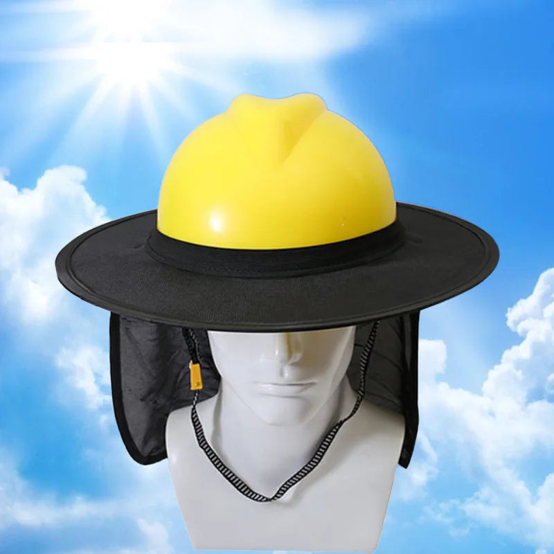 Reflective Hard Hat Sun Shield with Neck Protection